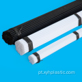 Extrudado Branco Preto Acetal Pom Rod